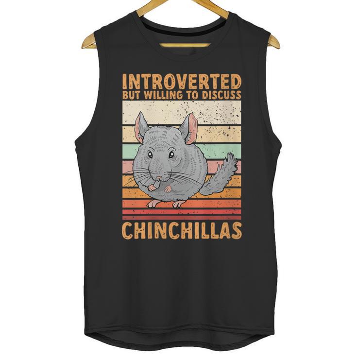 Chinchilla Owner Introvert Chinchilla Unisex Tank Top