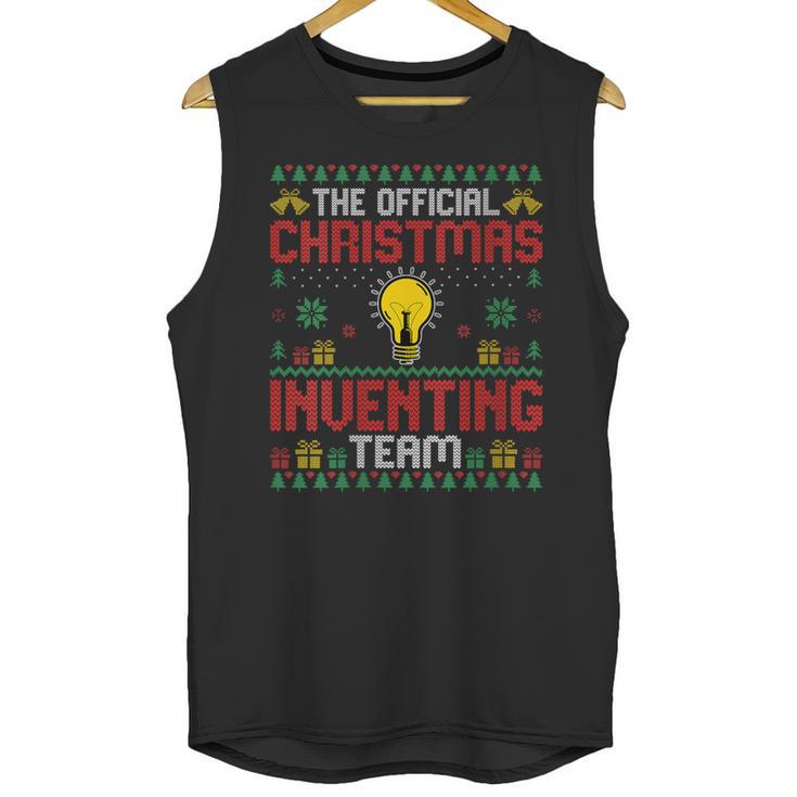 Christmas Inventing Team Inventing Introvert Xmas Unisex Tank Top