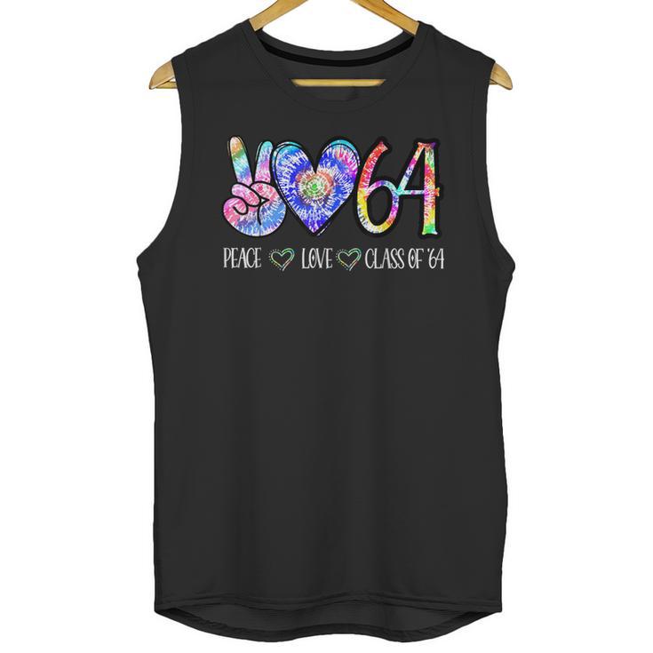 Class Of 1964 Shirt Tie Dye Senior Graduation Class Reunion Unisex Tank Top