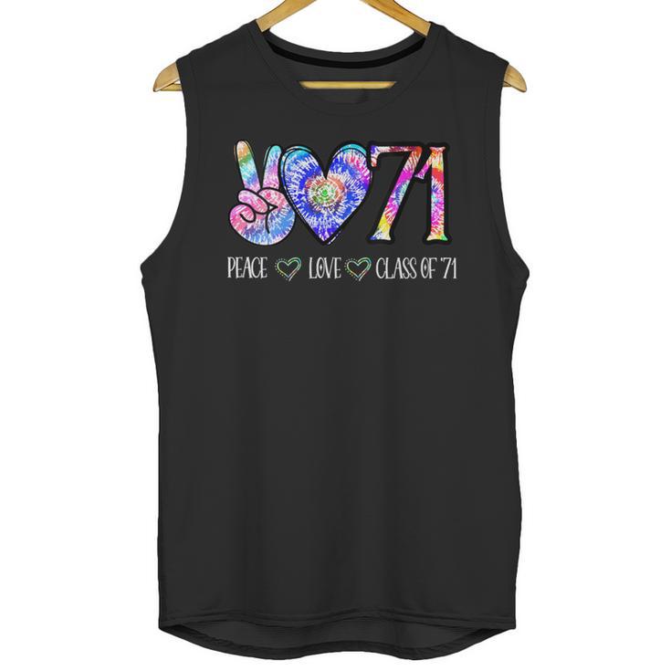 Class Of 1971 Shirt Tie Dye Senior Graduation Class Reunion Unisex Tank Top