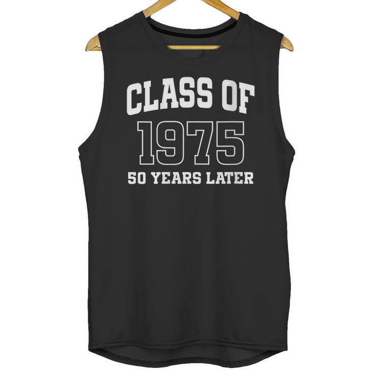 Class Of 1975 Reunion 50 Years Alumni Graduation High School Unisex Tank Top