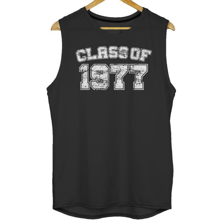 Class Of 1977 77 School Tee Shirt Graduation Class Party Unisex Tank Top