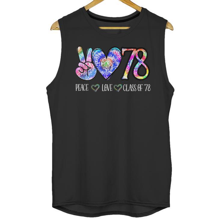 Class Of 1978 Shirt Tie Dye Senior Graduation Class Reunion Unisex Tank Top