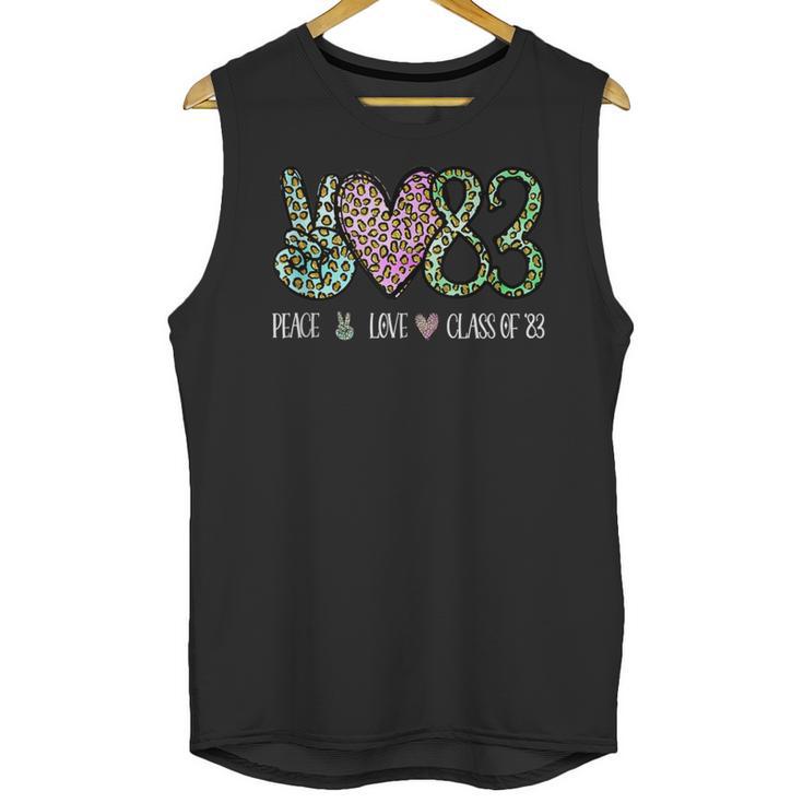 Class Of 1983 Shirt Leopard Senior Graduation Class Reunion Unisex Tank Top