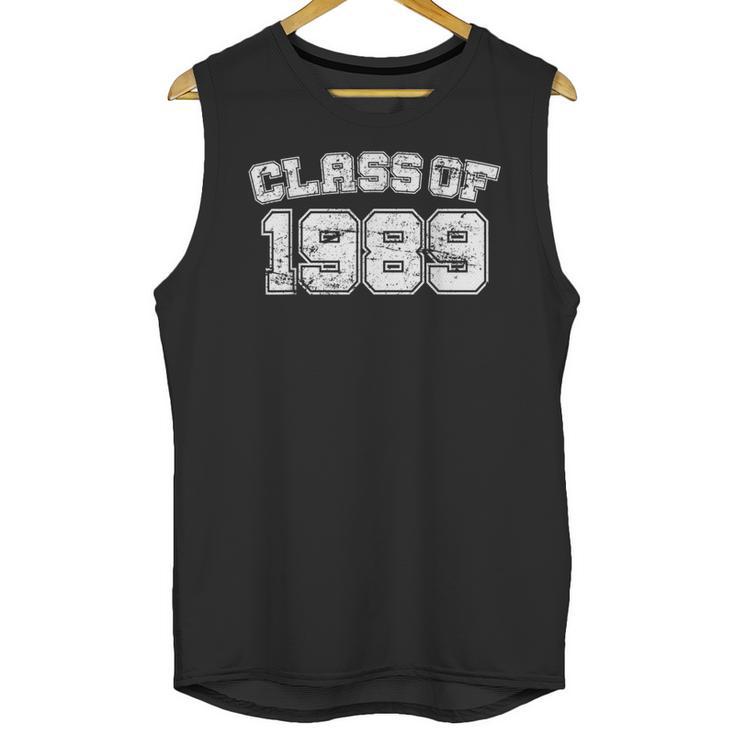 Class Of 1989 89 School Tee Shirt Graduation Class Party Unisex Tank Top