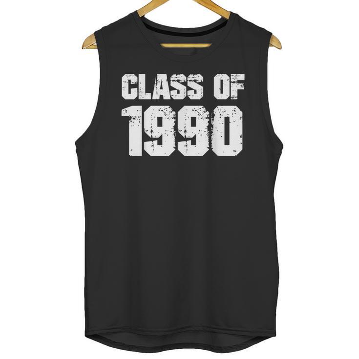 Class Of 1990 High School College Graduation Reunion Unisex Tank Top