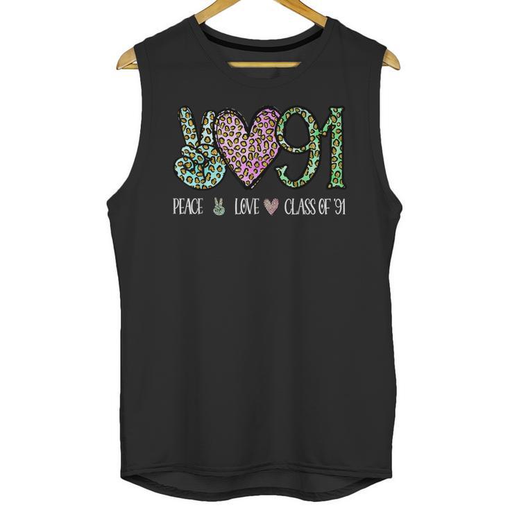 Class Of 1991 Shirt Leopard Senior Graduation Class Reunion Unisex Tank Top
