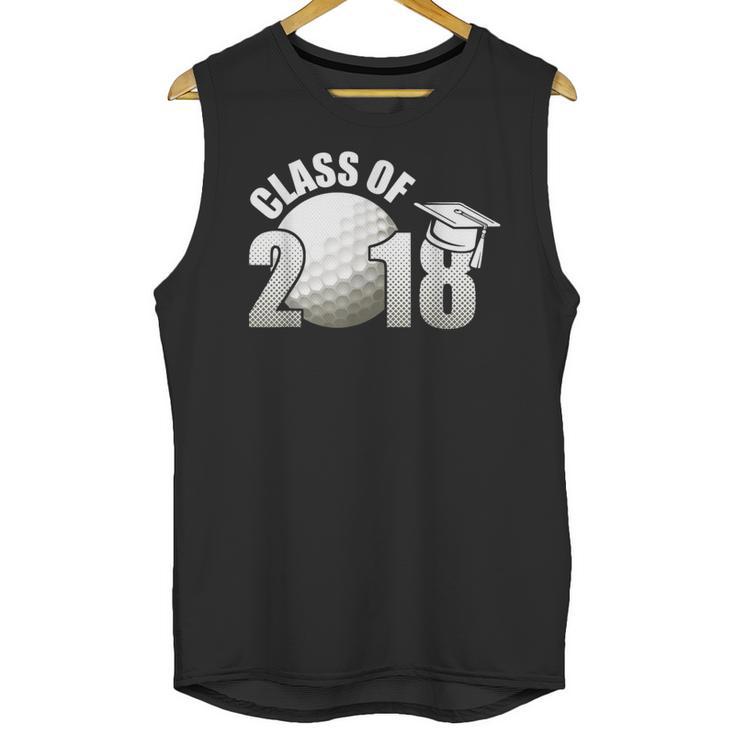 Class Of 2018 Shirts Graduation Senior Golf Unisex Tank Top
