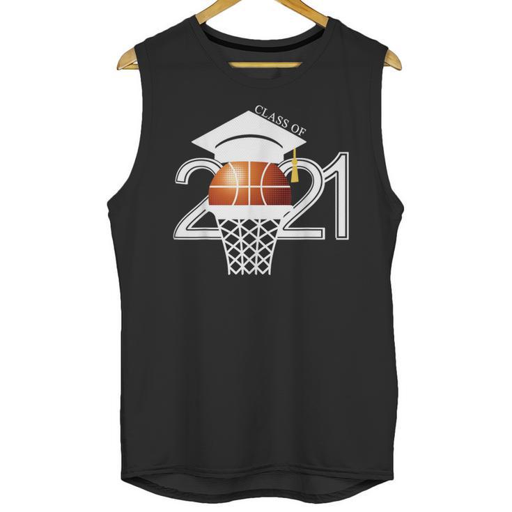 Class 2021 Graduation Senior Basketball Player Unisex Tank Top