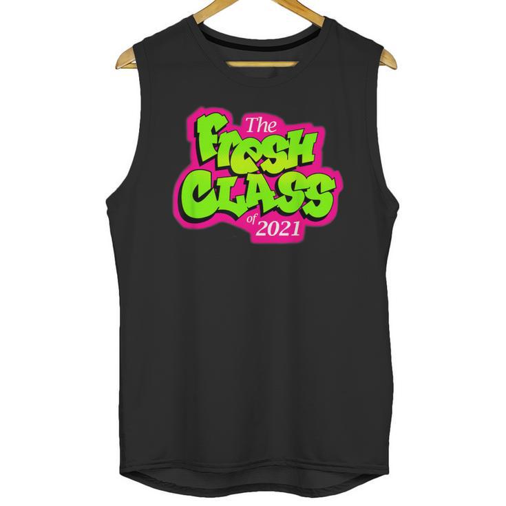 Class Of 2021 Senior Fresh 90's TV Style Grad For Graduation Unisex Tank Top