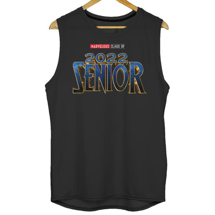 Class Of 2022 Senior Retro Movie Marvelous Graduation Grad Unisex Tank Top