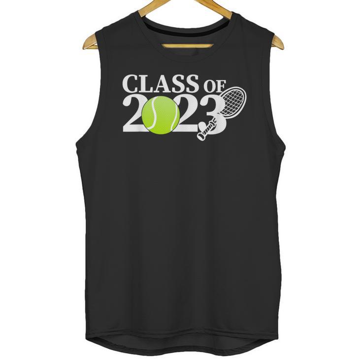 Class Of 2023 Graduation Senior Tennis Player Unisex Tank Top