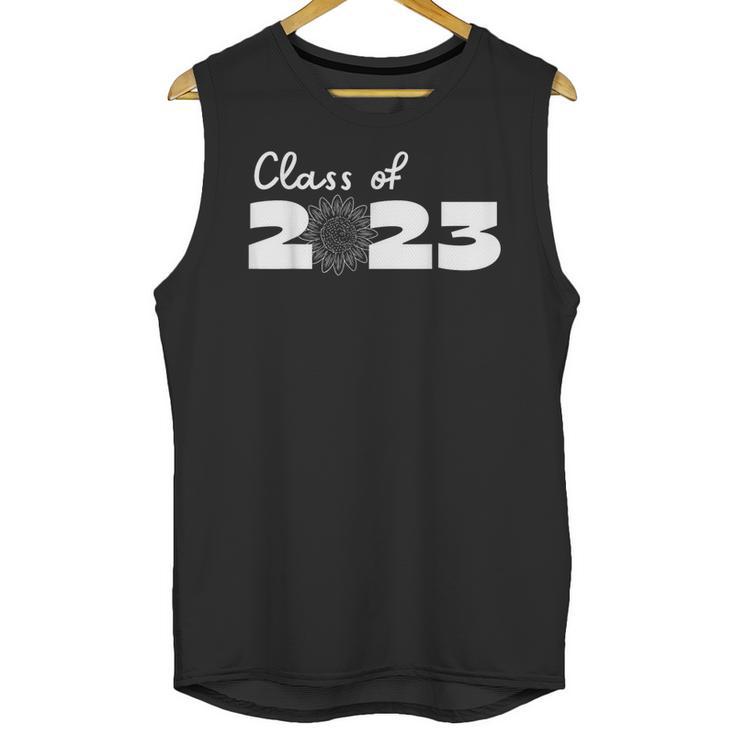 Class Of 2023 Seniors 23 Senior Graduation Idea Flower Unisex Tank Top