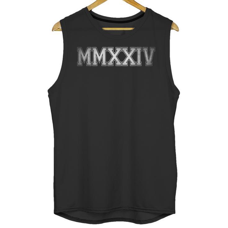 Class Of 2024 MMXXIV Graduation Vintage Senior 2024 Unisex Tank Top