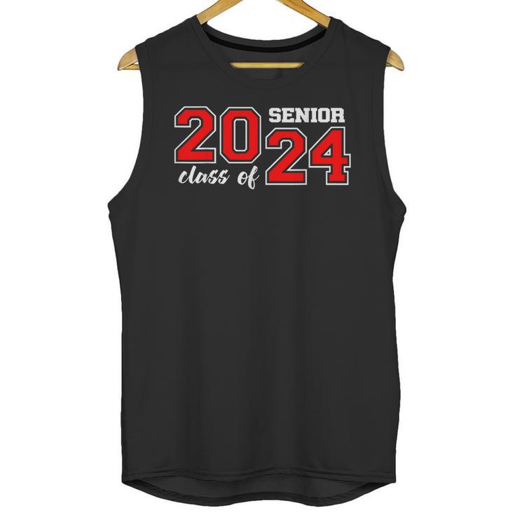Class Of 2024 Senior Year Boys Girls School Graduation Unisex Tank Top