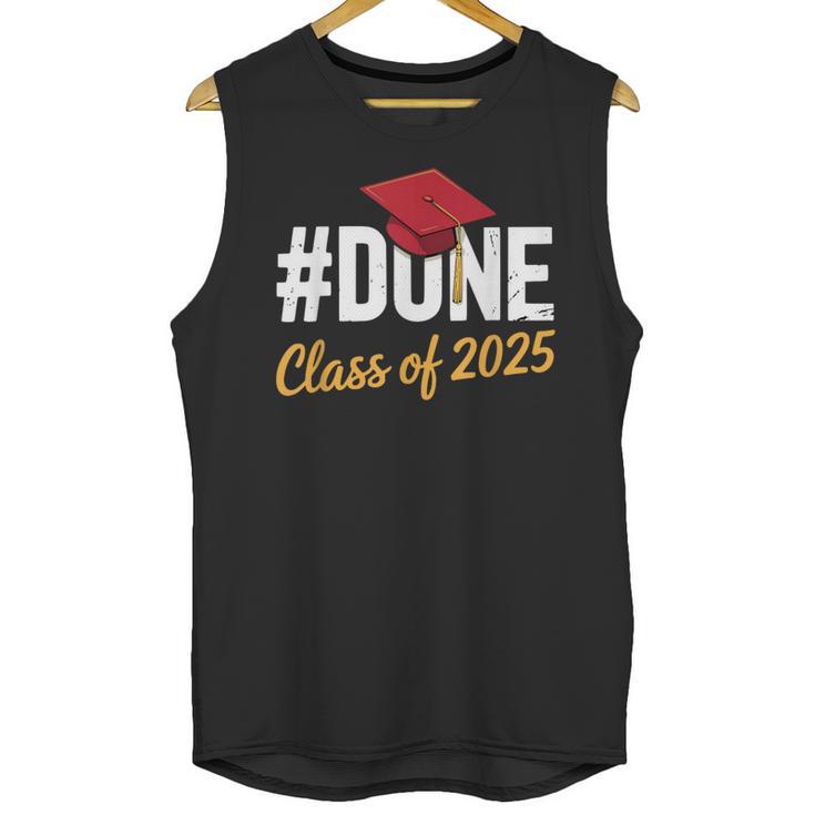 Class Of 2025 Graduation Hashtag DONE Graduate Unisex Tank Top