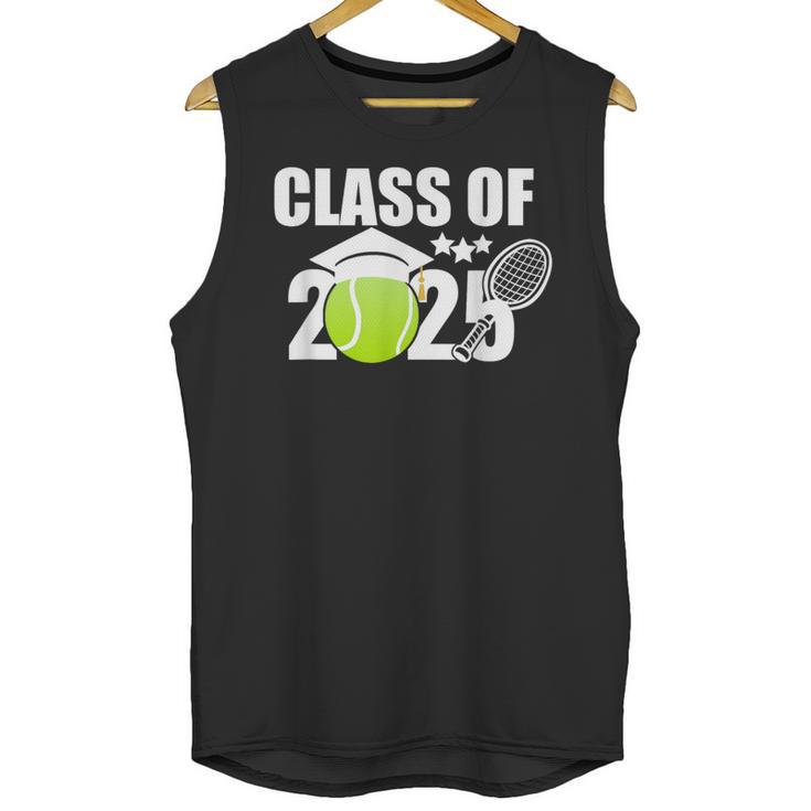 Class Of 2025 Graduation Senior Tennis Player Unisex Tank Top