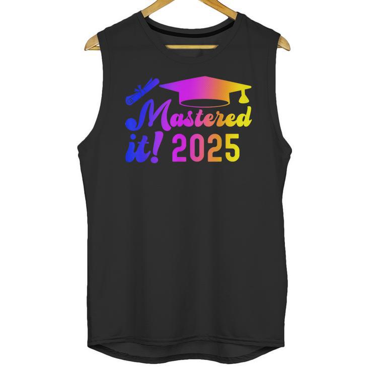 Class Of 2025 Mastered It College Masters Degree Graduation Unisex Tank Top