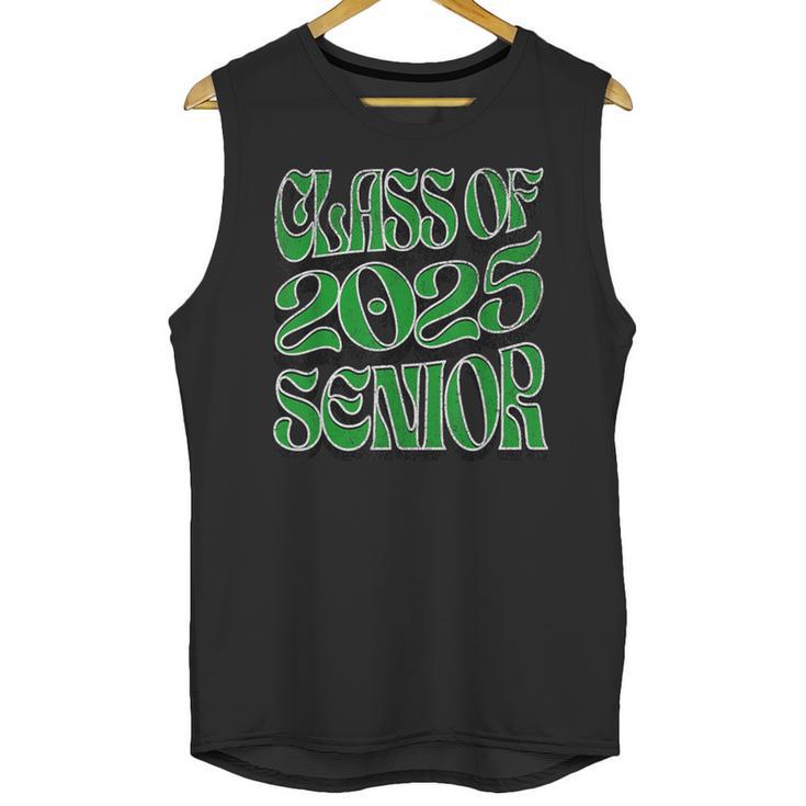 Class Of 2025 Senior Green  Student Graduation Unisex Tank Top