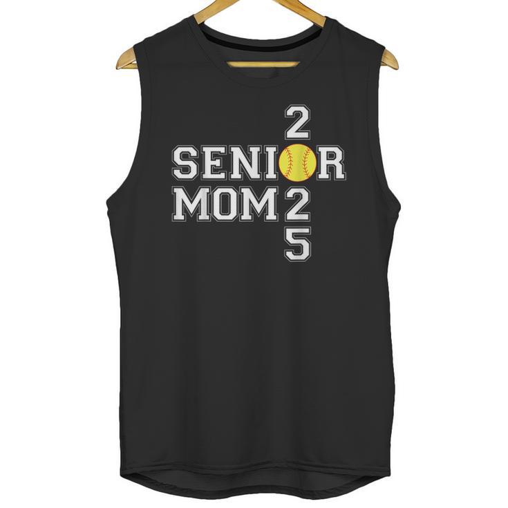 Class Of 2025 Softball Mom Senior Graduation Graduate Women Unisex Tank Top