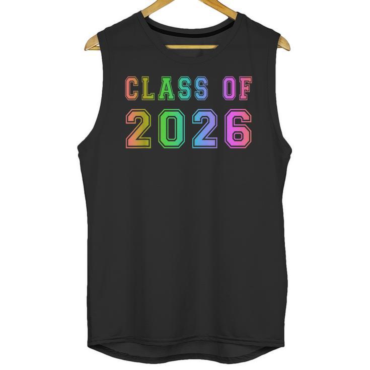 Class Of 2026 High School Graduation Date Graduate T Shirt Unisex Tank Top