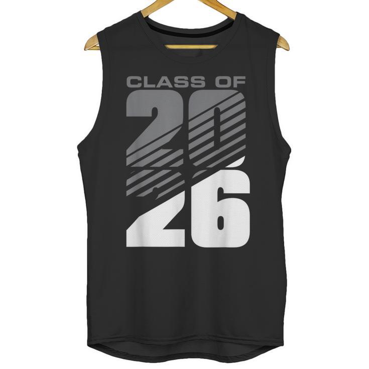 Class Of 2026 High School Senior Graduation Grey Sport Style Unisex Tank Top