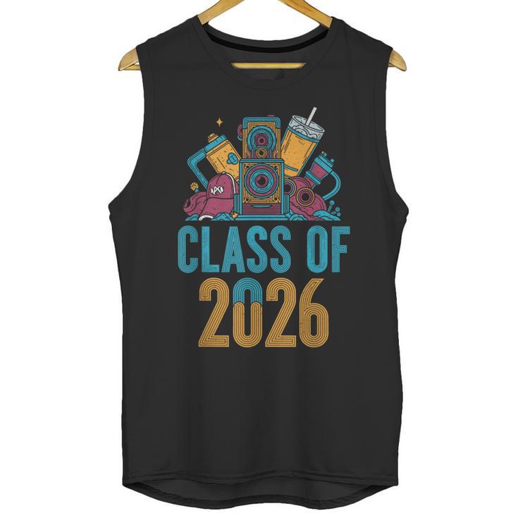 Class Of 2026 Retro Graduation Memory Nostalgia For Seniors Unisex Tank Top
