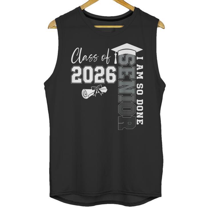 Class Of 2026 Senior 2026 Graduation Decoration Men Senior Unisex Tank Top