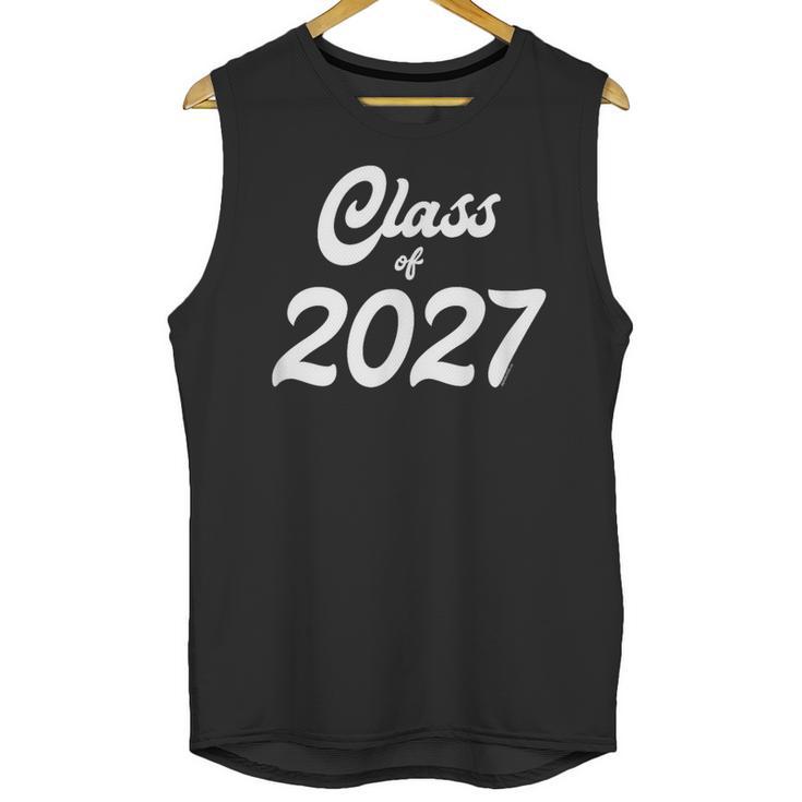 Class Of 2027 Graduation School Spirit Her Senior Class Unisex Tank Top