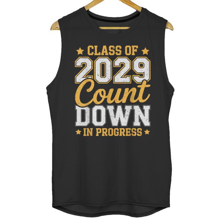Class Of 2029 Count Down Fun First Day 8th Grade Graduation Unisex Tank Top