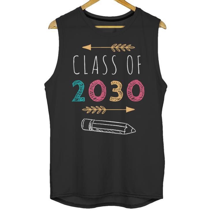 Class Of 2030 Grow With Me 2nd Grade Graduation Unisex Tank Top