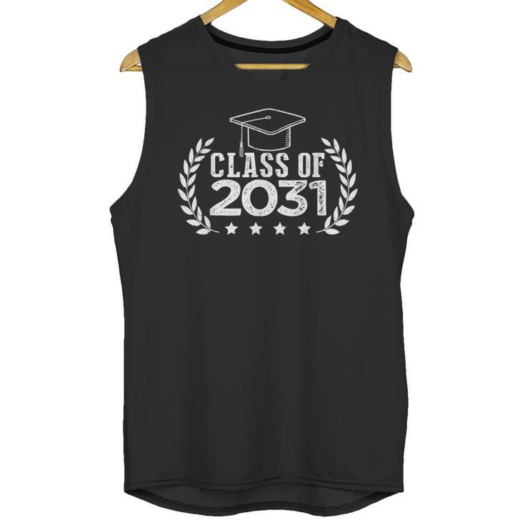 Class Of 2031 Grow With Me Shirt Graduation Kindergarten Unisex Tank Top