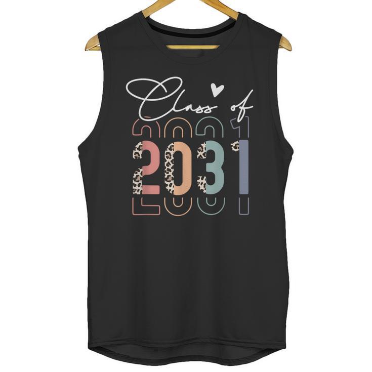 Class Of 2031 School College Retro Graduation Vintage Grad Unisex Tank Top