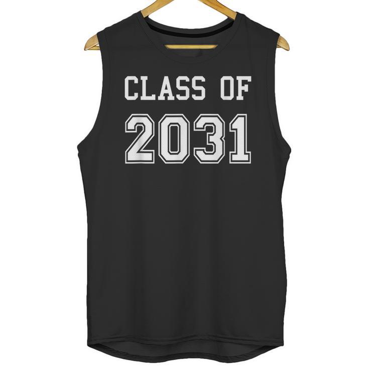 Class Of 2031 Shirt Graduation School Future Graduate Unisex Tank Top