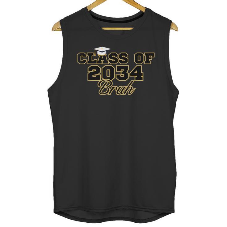 Class Of 2034 Senior 2034 Graduation Bruh Unisex Tank Top
