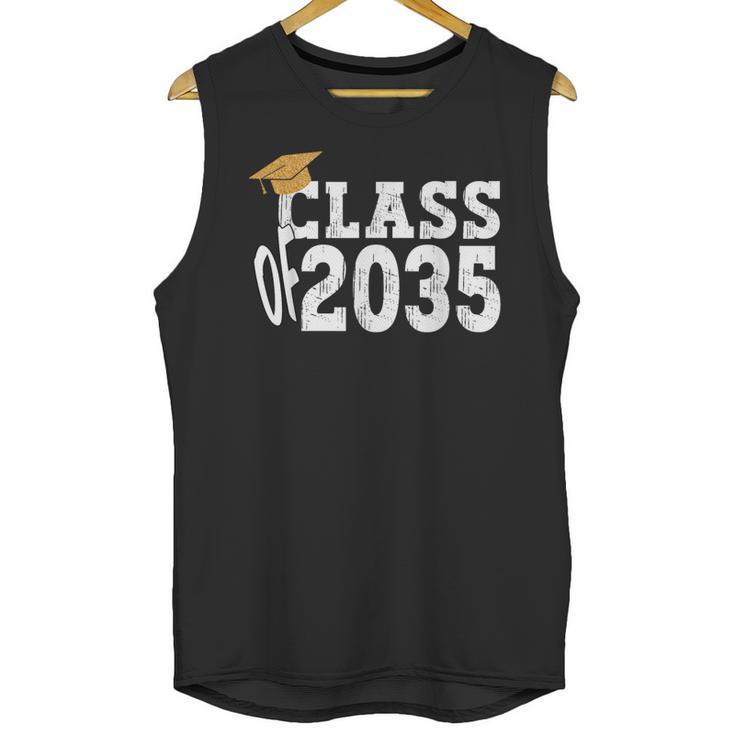 Class Of 2035 Grow With Me Boy Girl First Day Of Graduation Unisex Tank Top