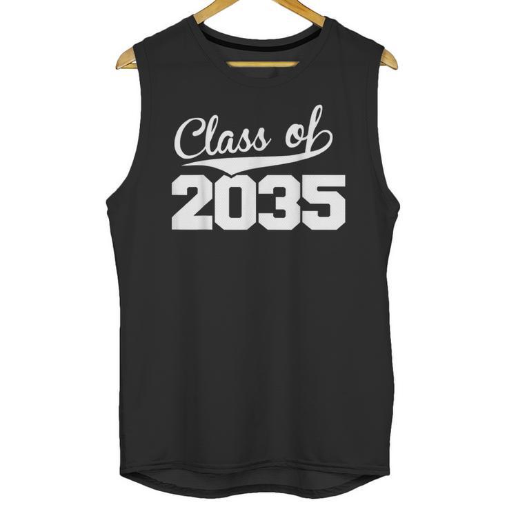Class Of 2035 Kid To Adult Future Years Graduation Keepsake Unisex Tank Top