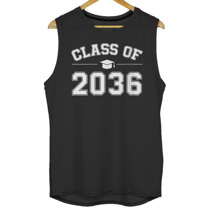 Class Of 2036 Grow With Me First Day Of School Graduation Unisex Tank Top