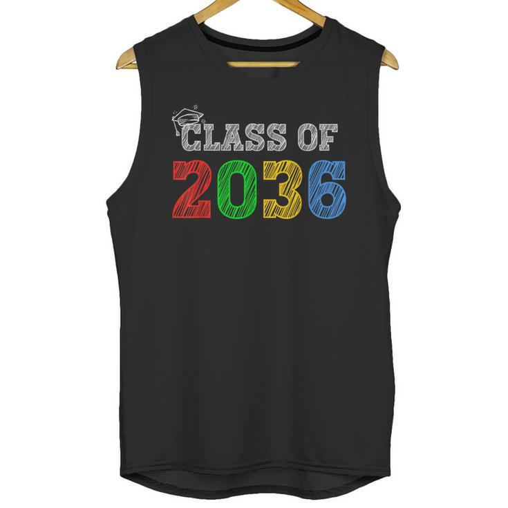 Class Of 2036 Grow With Me Graduation First Day Of School Unisex Tank Top