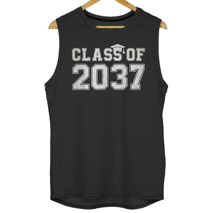 Class Of 2037 Kindergarten To Graduation First Day Of School Unisex Tank Top