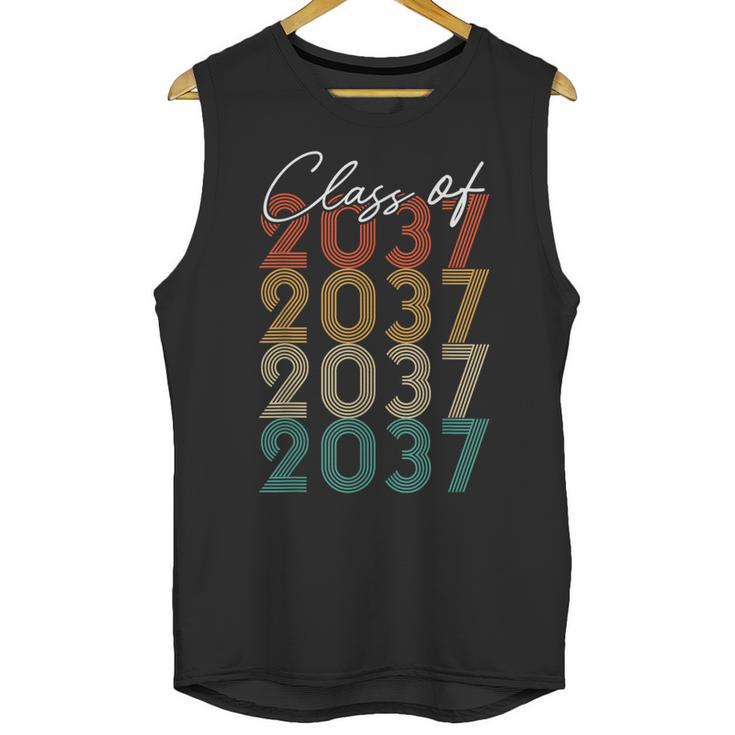 Class Of 2037 Vintage Kindergarten To Graduation Unisex Tank Top