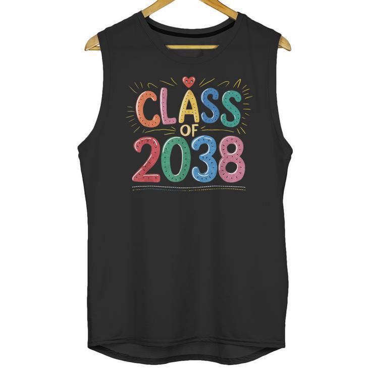 Class Of 2038 Pre K Graduate Preschool Graduation Unisex Tank Top