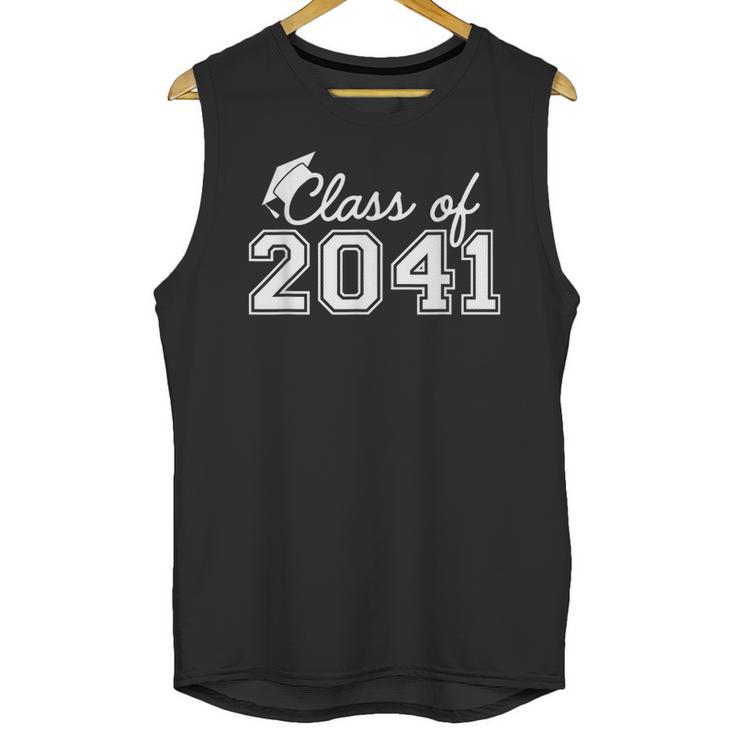 Class Of 2041 Grow With Me Graduation First Day Of School Unisex Tank Top