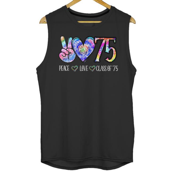 Class Of 75 1975 50th Class Reunion Tie Dye Graduation Items Unisex Tank Top