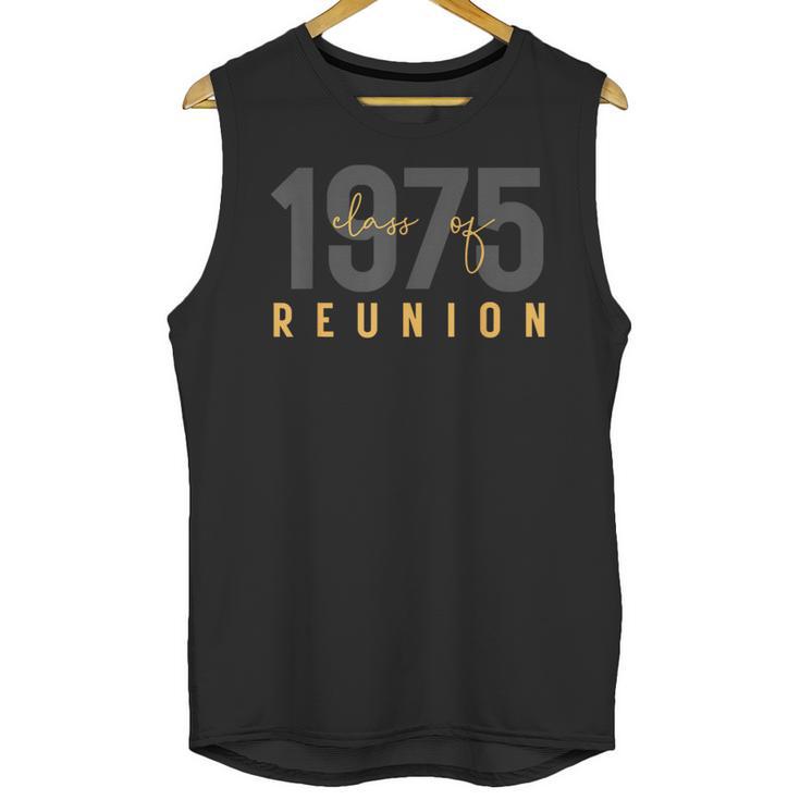 Classic Retro Vintage Class Of 1975 Reunion 50th Graduation Unisex Tank Top