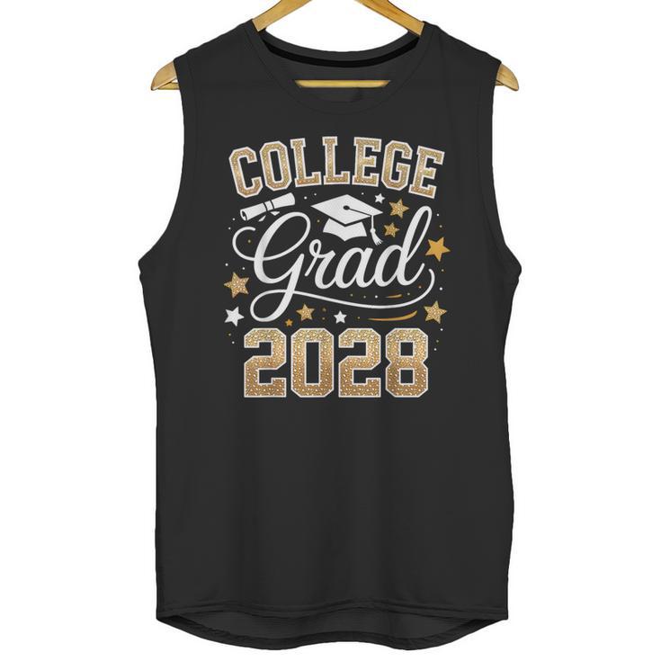 College Grad Class Of 2028 Senior Graduate Graduation 2028 Unisex Tank Top