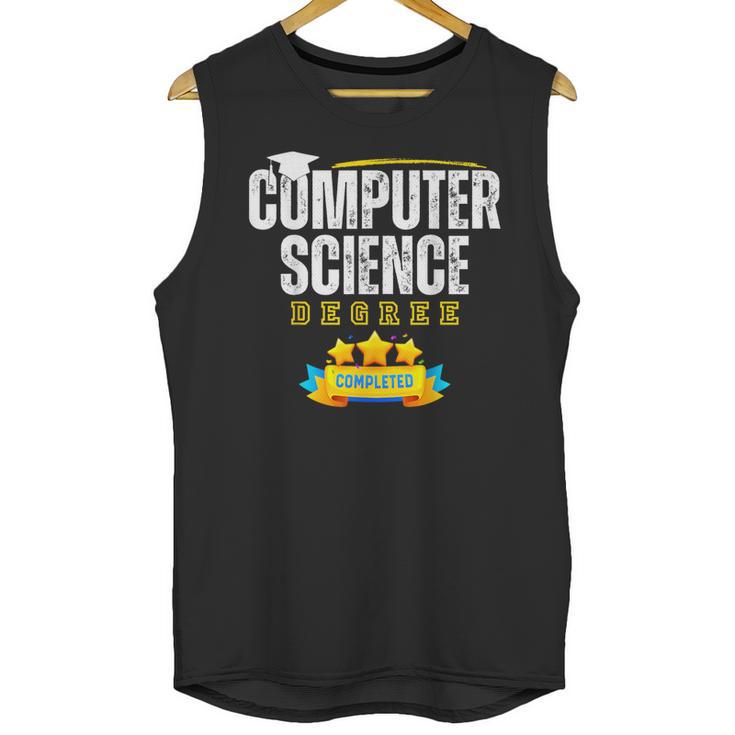 Computer Science Degree Graduation Senior Celebration Grad Unisex Tank Top