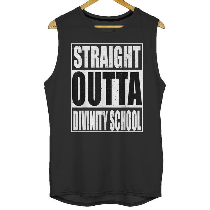 Cool Straight Outta Divinity School Graduation Shirt Unisex Tank Top