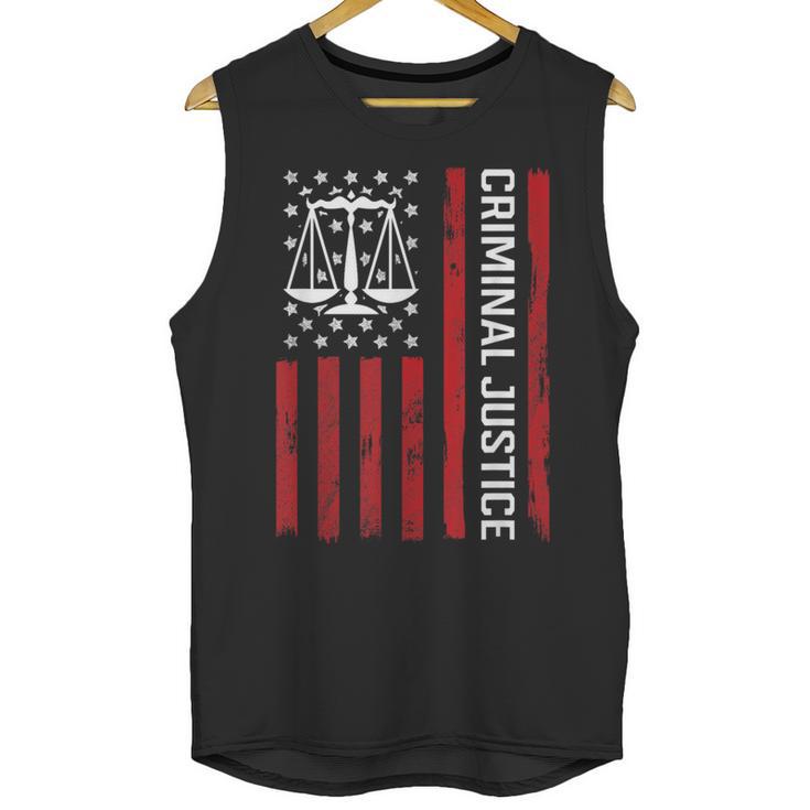 Criminal Justice Major College Student Graduate Graduation Unisex Tank Top