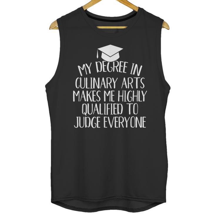 Culinary Arts Major Graduation Unisex Tank Top